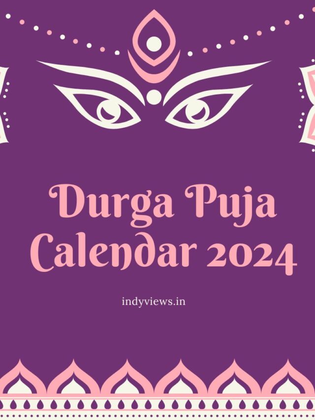 Durga Puja Calendar 2024